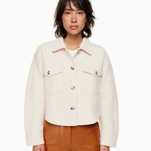 Ganna cropped shirt jacket